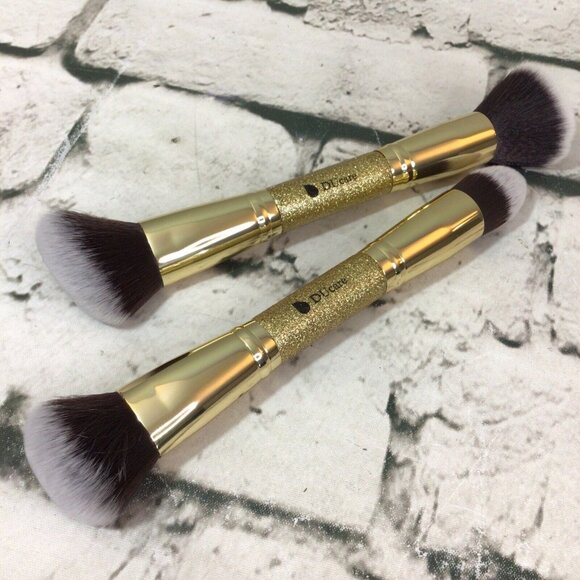 Ducare Makeup Brushes Duo End Foundation Powder Buffer and Contour Synthetic - Picture 5 of 8